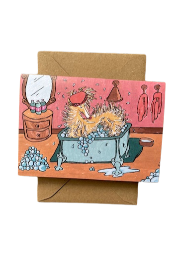 Bubbles Soothe Troubles Card