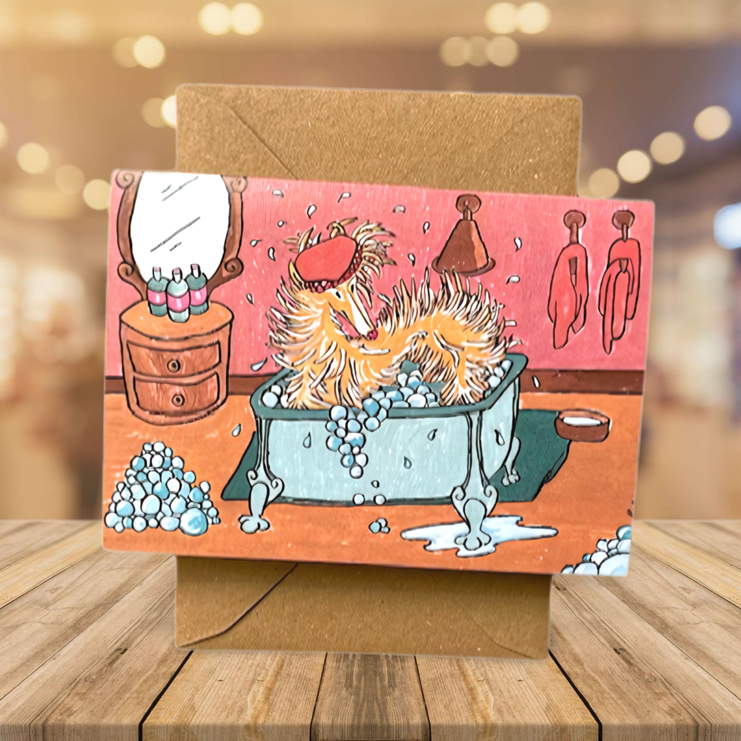 Bubbles Soothe Troubles Card